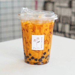 ชาไทยบราวน์ซูก้า+ไข่มุก  เมนูแนะนำค่ะ