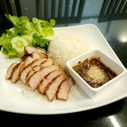 ข้าวคอหมูย่าง