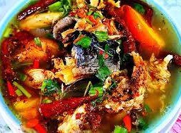 ต้มโค้ลงปลากรอบ