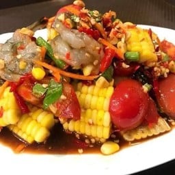 ข้าวโพดกุ้งสด