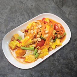 ตำข้าวโพดไข่เค็ม