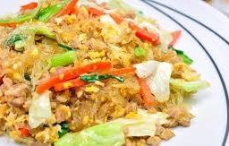 วุ้นเส้นผัดไข่