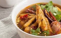 ต้มโคล้งปลาสลิดทอดกรอบ