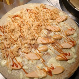 เครป ไส้กรอก หมูหยอง มอสซาเรลล่าชีส Sausage Pork Floss Cheese