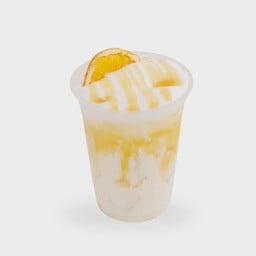 นมคาราเมลเย็น