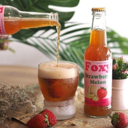 ชาสตรอเบอรี่เมล่อนคราฟท์โซดา