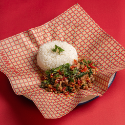 ข้าวกะเพราหมูสับ