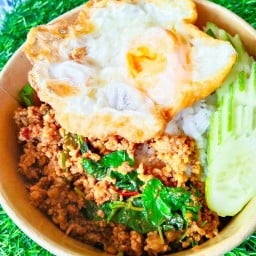 กะเพรา&ข้าวหอม