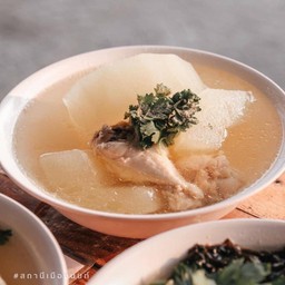 ต้มฟักไก่มะนาวดอง