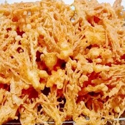 เห็ดเข็มทองทอดกรอบ