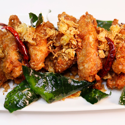ปีกไก่กลางทอดสมุนไพร