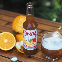 ชาฟอกซี่พีชส้มคราฟท์โซดา