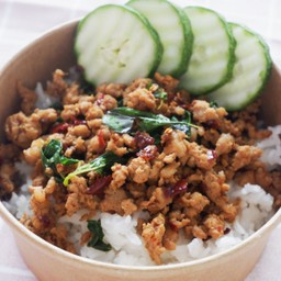 ข้าวกะเพราหมูสับ