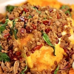 โค-ตะ-ระ กระเพราพริกเเห้ง&ไข่ข้น โค-ตะ-ระ กระเพราพริกแห้ง