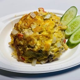 ข้าวไข่เจียวทรงเครื่อง บุฟเฟต์ (บ้านบ้าน)