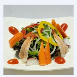 สลัดกุ้งปูอัด