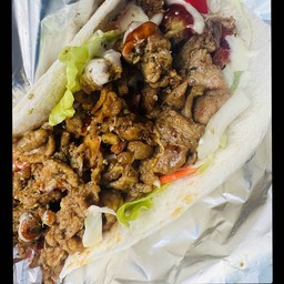 เคบับเนื้อโคขุน แบบม้วน
