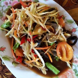 ส้มตำ (ปลาร้าแซ่บ)