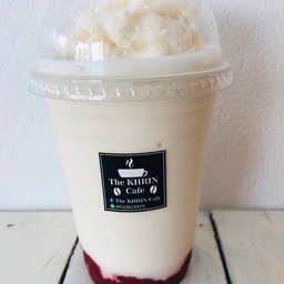 นมสดสตรอว์เบอร์รี่ ปั่น