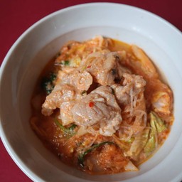 สุกี้แห้ง หมูนุ่ม