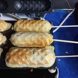 น้ำเต้าหู้เพื่อสุขภาพหน้าองค์พระ ตลาดโครงการ 3