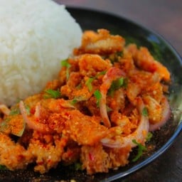 ข้าวยำไก่เเซ่บรสเด็ด Byคุณดา ไม่มีสาขา