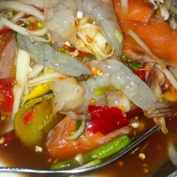 ส้มตำทะเลสุก
