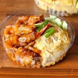 ผัดภูเก็ตผสม (ไก่กุ้ง)