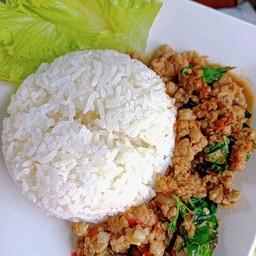 ข้าวกระเพราหมูสับ