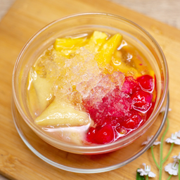 ทับทิมกรอบ-ขนุน-ข้าวต้มน้ำวุ้น (น้ำเชื่อม)