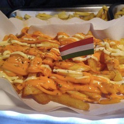 Cheese Fries with Cheese Powder and Mayonnaise