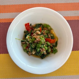 กะเพราหมูสับ