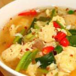 ต้มยำไข่นำ้ นำ้ใสสูตรขุนวัชร์