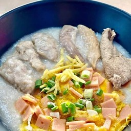 โจ๊กทุกอย่าง+ไข่ข้นแฮม