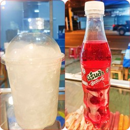 ชุดน้ำแดงแฟนต้า/มิรินด้า+น้ำแข็งแก้ว 30 oz.