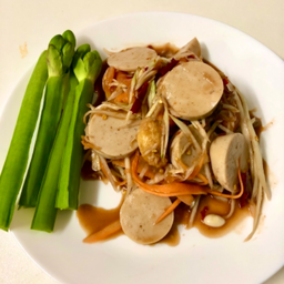 ส้มตำปูปลาร้าหมูยอ