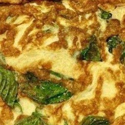 ไข่เจียวโหระพา+หมูสับ