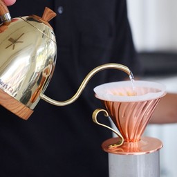 Pour over coffee on ice