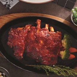 สเต็กซี่โครงหมูกระทะร้อน