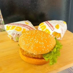 เบอร์เกอร์ไก่กรอบ