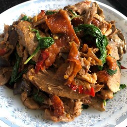 โครตกะเพราเป็ด เนื้อเปื่อย คลองสอง