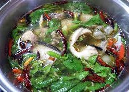 ต้มยำหัวพุงปลาช่อน