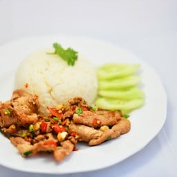 สันคอสไลด์คั่วพริกเกลือ