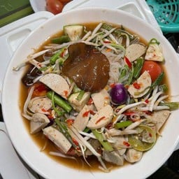 ตำเส้นเฝอ (ไม่มีเส้นมะละกอ)