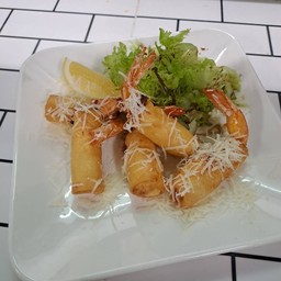 ปอเปี๊ยะกุ้งชีส