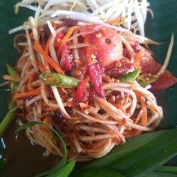 ตำปูปลาร้าหอยดองรสแซ่บๆ