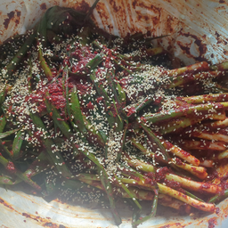 กิมจิต้นหอม1kg. Spring onion kimchi