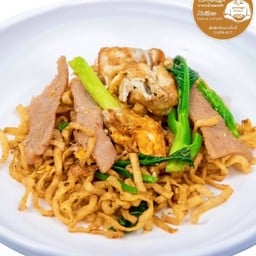 หมี่กรอบผัดซีอิ๊ว (หมี่เหลือง)