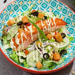 Mediterranean Salmon Salad
