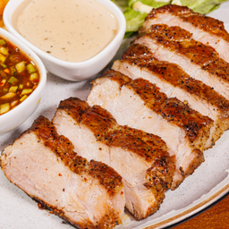 [อร่อยซ่ากับโค้ก] เซ็ตสเต๊กสันคอหมู Sous Vide ย่างถ่าน +  โค้ก ออริจินัล (กระป๋อง)